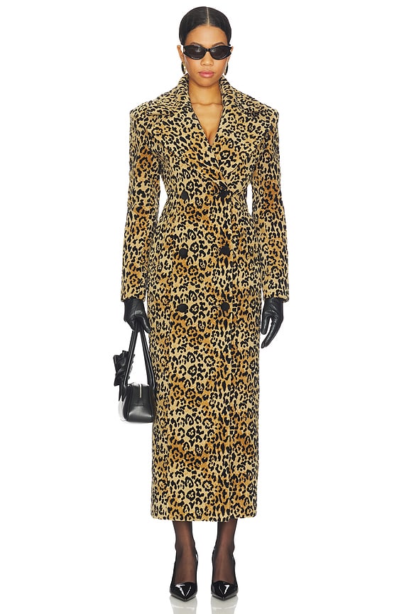 view 2 of 5 코트 in Leopard