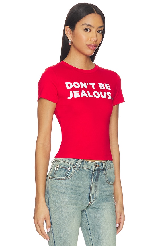 view 2 of 4 Jealous Baby T Shirt in Red