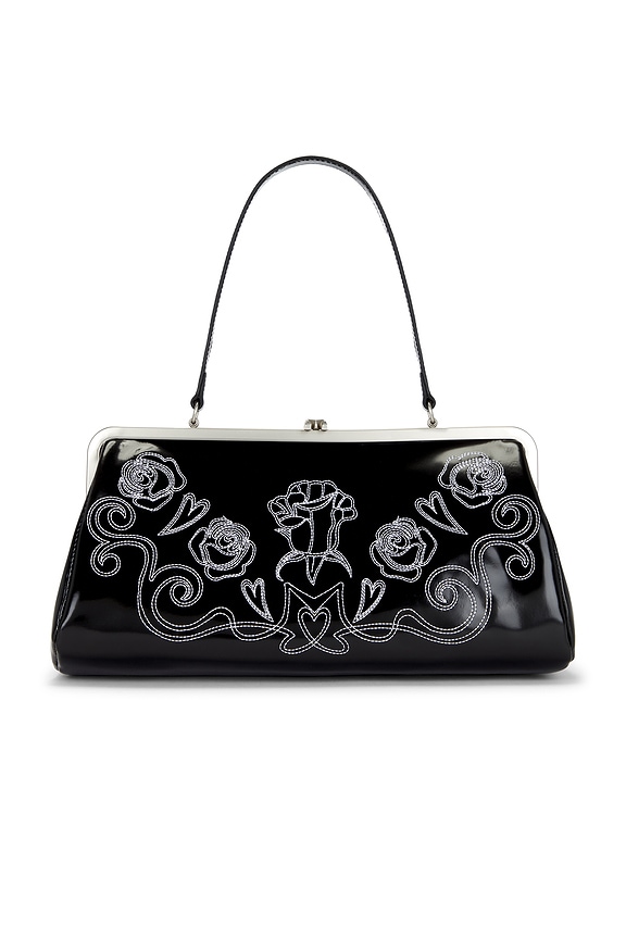 view 1 of 4 SAC LARGE EMBROIDERED METAL CLASP in Black