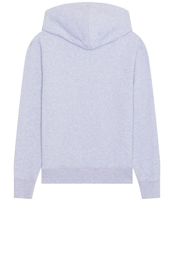 view 2 of 4 Fox Head Patch Regular Hoodie in Light Grey Melange