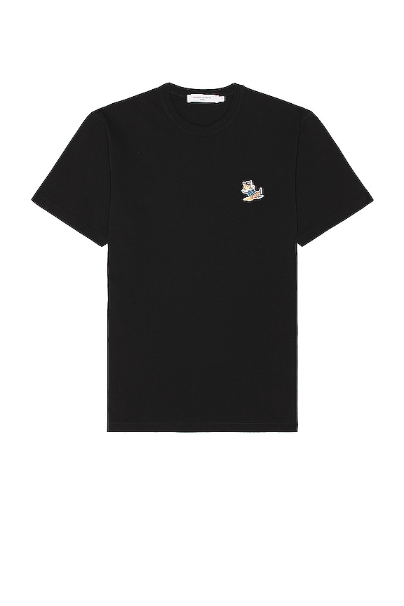 view 1 of 5 Dressed Fox Patch Classic Tee in Black