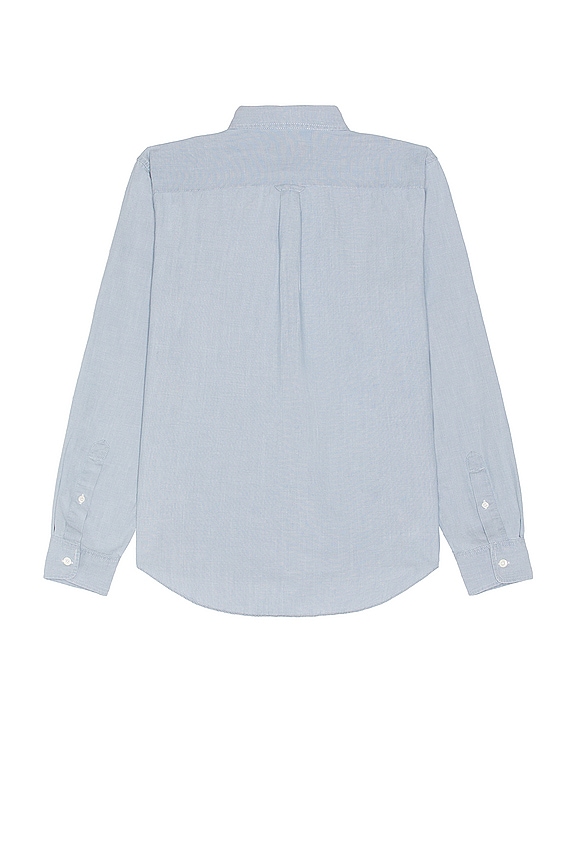 view 2 of 4 Fox Head Embroidery Classic Shirt in Washed Indigo