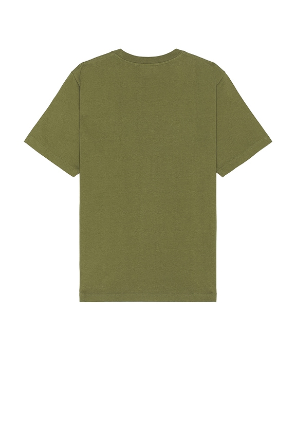 view 2 of 4 Bold Fox Head Patch Comfort T-Shirt in Military Green