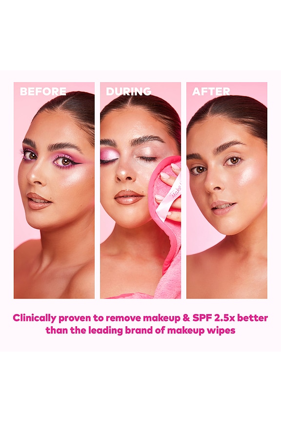 view 2 of 10 7-day Makeup Eraser Set in Pink