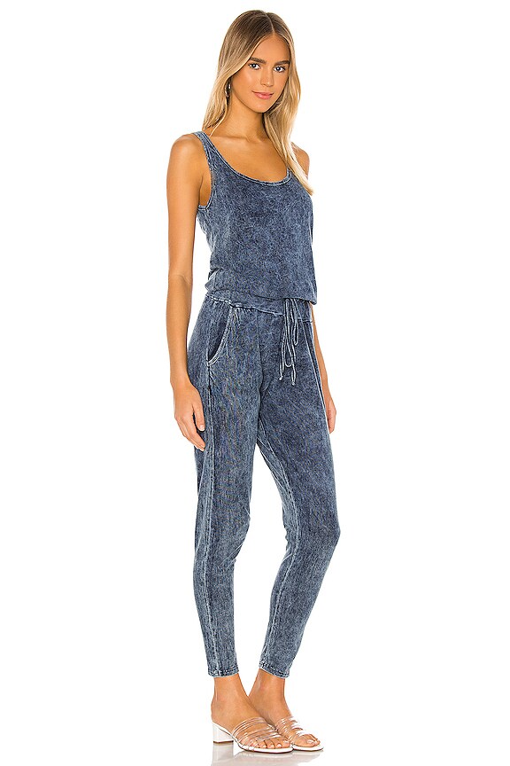 view 2 of 3 Driscoll Tank Jumpsuit in Indigo Mineral Wash