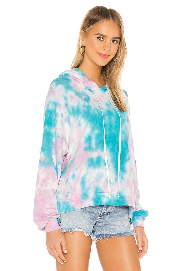 view 2 of 4 SUDADERA GOWER in Pink & Turquoise Tie Dye