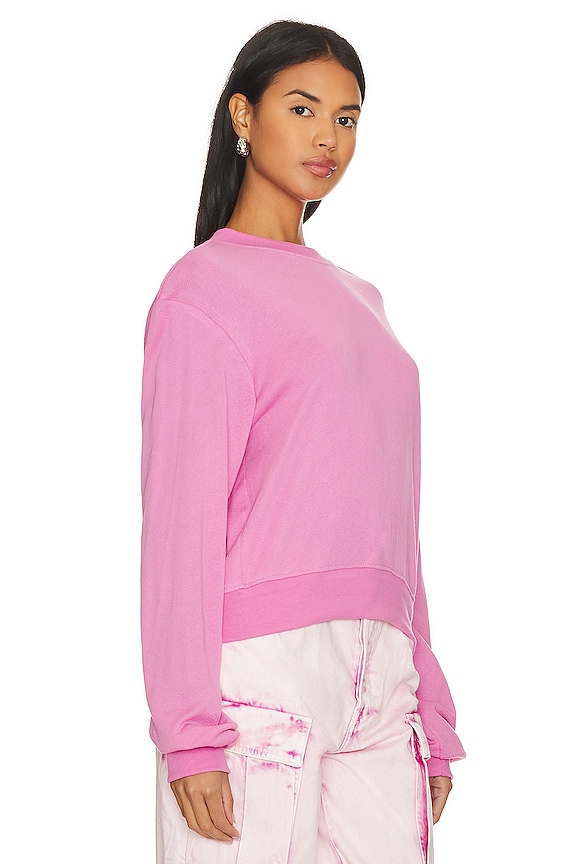 view 2 of 4 Exon Crop Pullover Sweatshirt in Party Pink