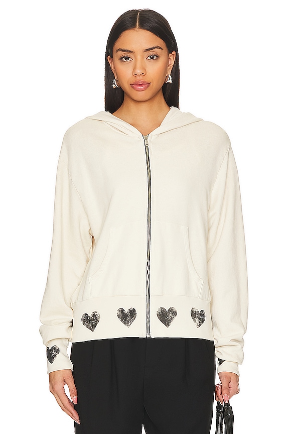 view 2 of 5 Kaholo Crop Zip Up in Ivory