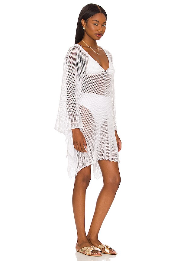 view 2 of 3 Welty Poncho in White