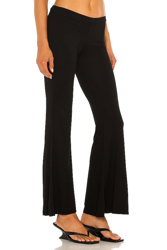 view 2 of 4 PANTALON FLARE MARS in Black