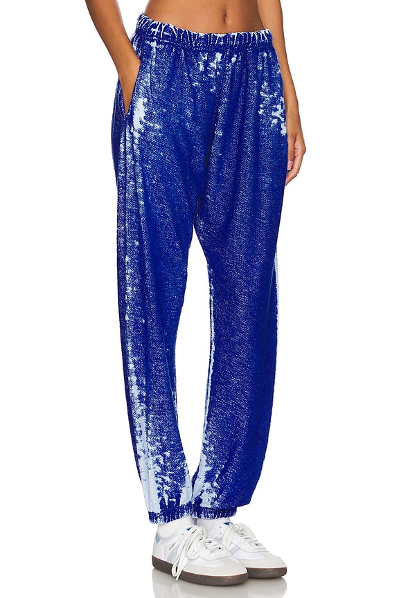 view 2 of 6 Viper Burnout Loop Terry Sweat Pant W/ Side Pocket Pant in Sapphire