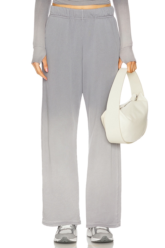 view 1 of 6 Mabel Wide Leg Pant With Side Pocket in Pewter Ombre