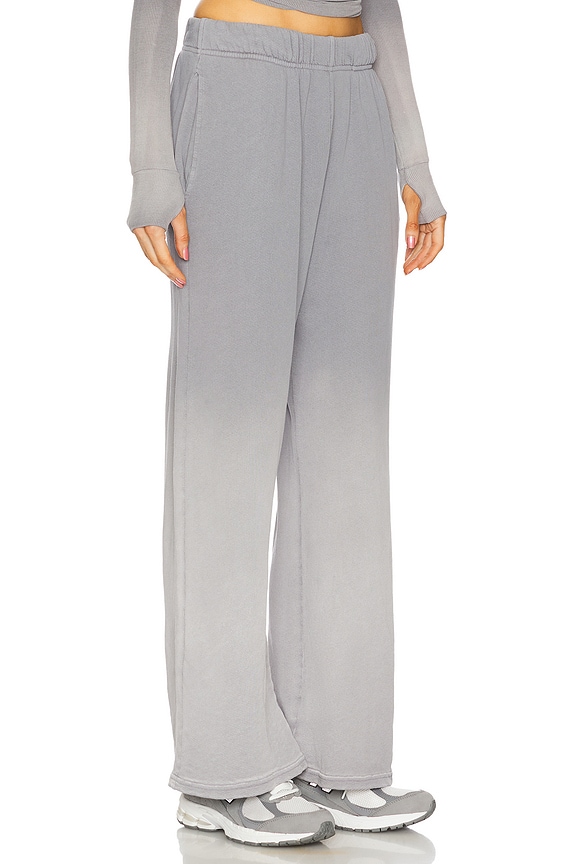view 2 of 6 Mabel Wide Leg Pant With Side Pocket in Pewter Ombre