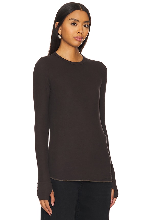 view 2 of 4 TOP MANCHES LONGUES ALICK in Vintage Black