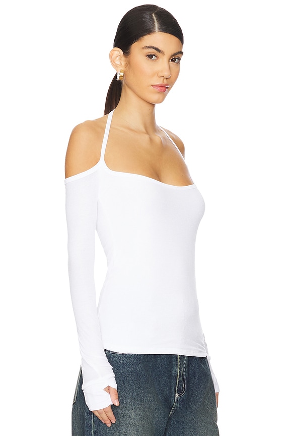 view 2 of 4 DAVE ロングスリーブトップ in White