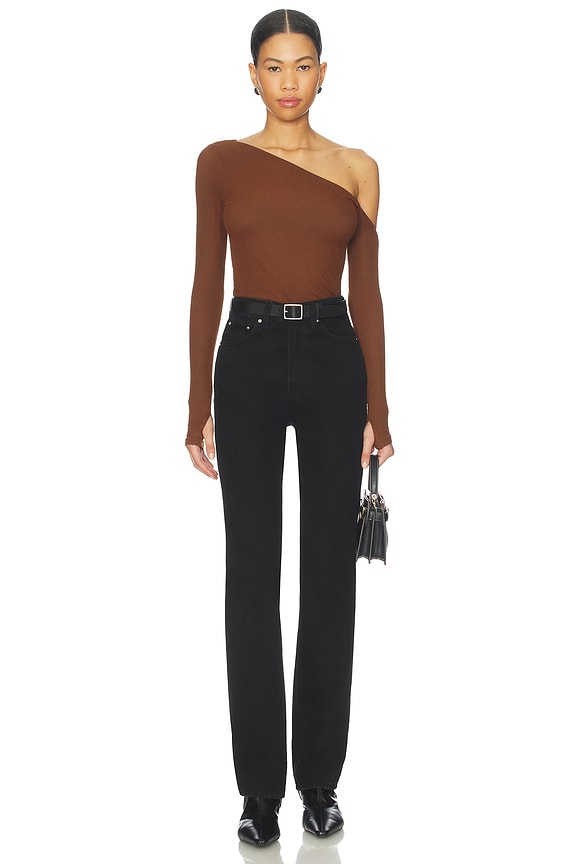 Michael Lauren Magdaleno Asymmetrical Cold Shoulder Top in