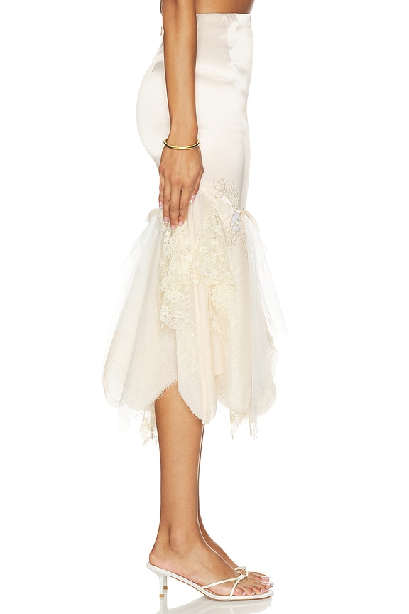 view 2 of 6 FALDA MAXI  in Pearl