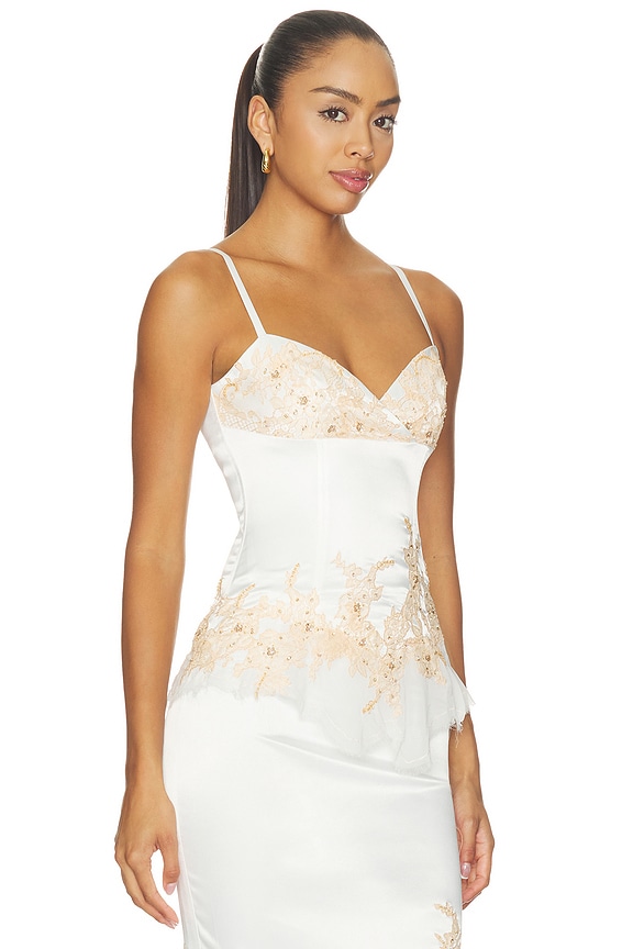 view 2 of 5 Lindsay Lohan Top in White