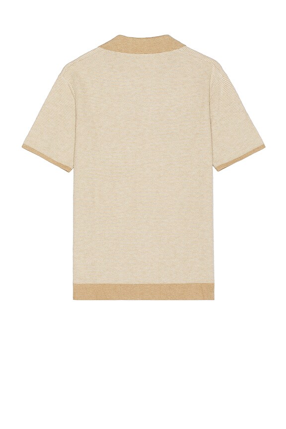 view 2 of 4 Liam Sweater Polo in Sable & ivory