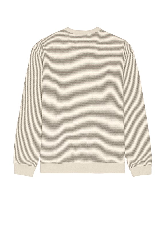 view 2 of 5 SUDADERA DEPORTIVA CUELLO REDONDO RELAXED CLOUD 9 in Driftwood Baja Stripe