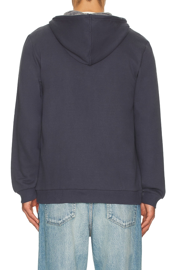 view 2 of 5 SWEAT À GLISSIÈRE AVEC CAPUCHE RELAXED CLOUD 9 in Navy