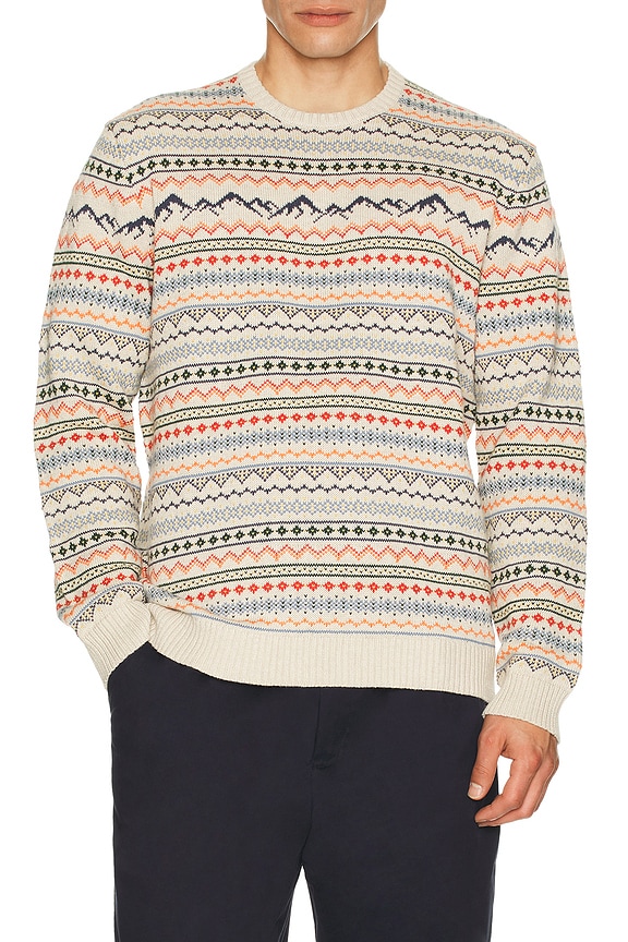 view 1 of 4 California Fair Isle Sweater in Oatmeal Multi