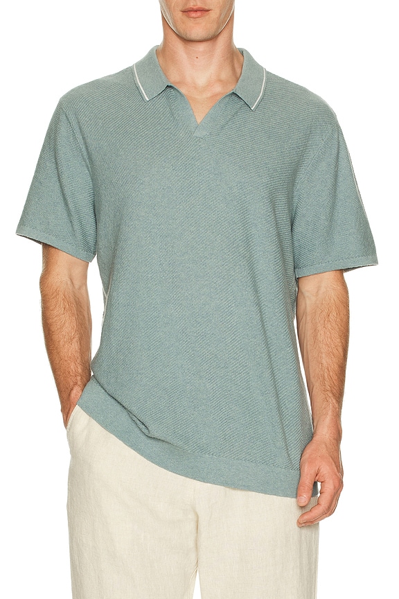 view 1 of 4 Greyson Sweater Polo in Topaz
