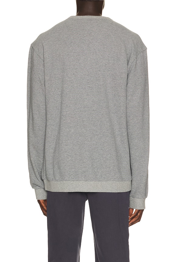 view 2 of 5 SWEAT RELAXED  in Heather Grey Stripe