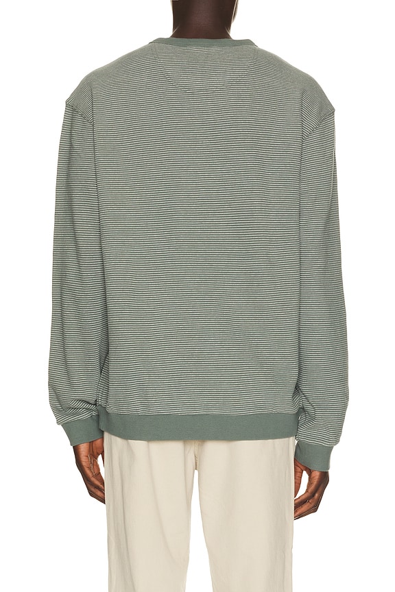 view 2 of 5 SWEAT RELAXED  in Balsam Green Stripe