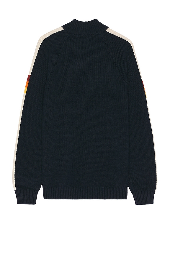 view 2 of 3 CUARTO DE CREMALLERA in Navy & Cream Stripe