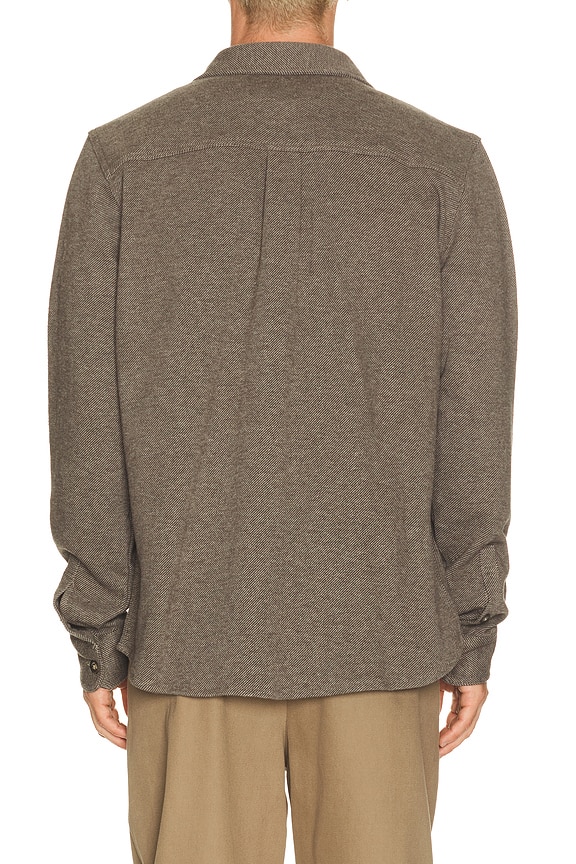 view 2 of 5 Pacifica Stretch Twill Overshirt in Brown