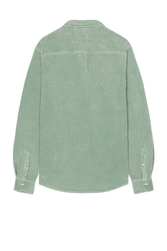 view 2 of 4 Max Broken In Corduroy Overshirt in Iceberg Green