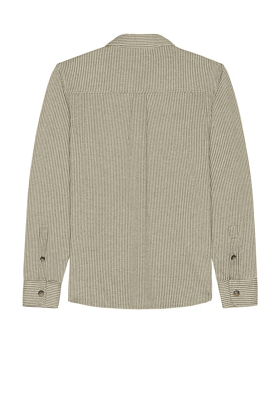 view 2 of 4 CAMISA PACIFICA in Grey Railroad Stripe