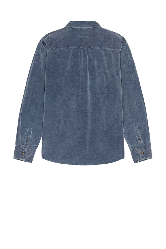 view 2 of 4 Lightweight Corduroy Shirt in Indigo