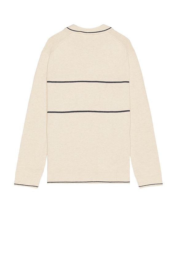 view 2 of 4 Liam Sweater Polo in Angora & Navy