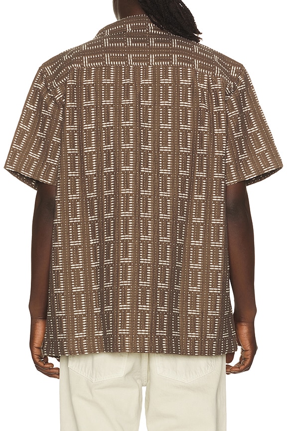 view 2 of 5 Dobby Resort Shirt in Brown