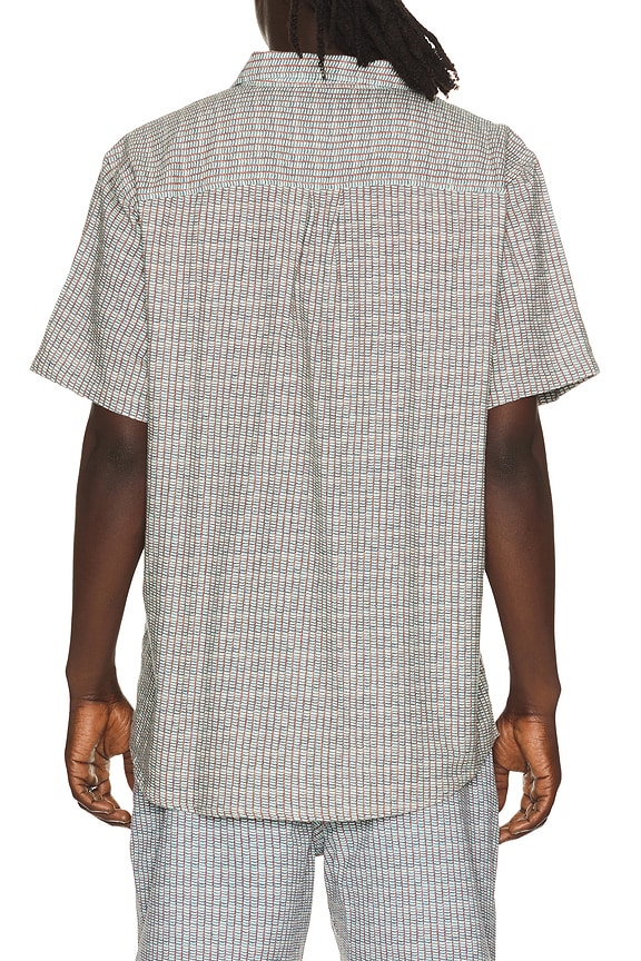 view 2 of 4 CAMISA CLASSIC STRETCH SELVAGE in Green Matchstick Print