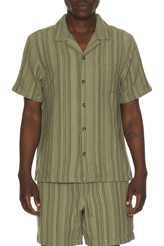 view 1 of 4 Dobby Resort Shirt in Olive