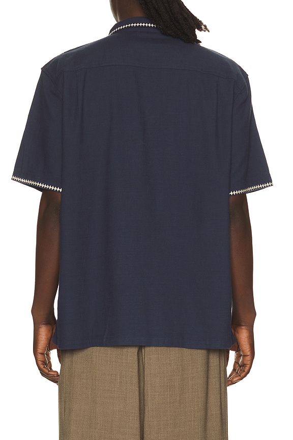 view 2 of 5 CAMISA DE RESORT EMBROIDERED in India Ink