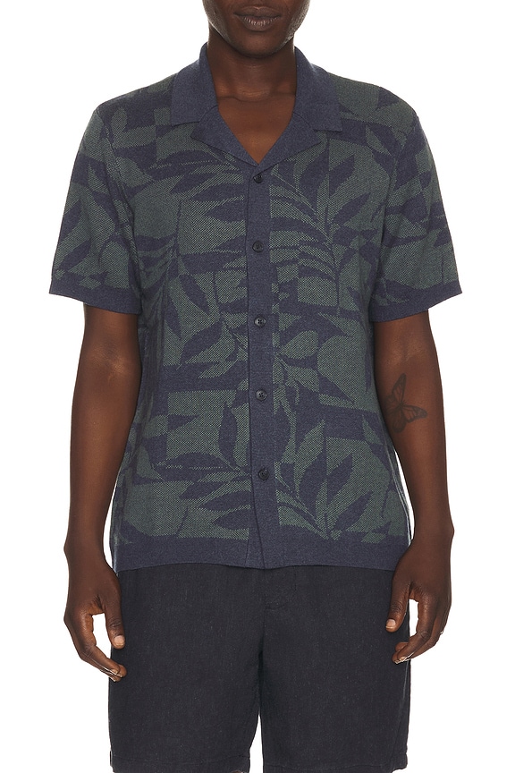 view 1 of 4 PULL ETHAN in Navy & Laurel Wreath