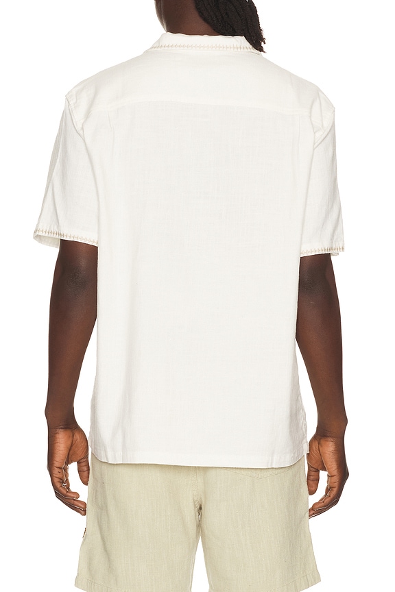 view 2 of 5 CAMISA DE RESORT EMBROIDERED in White