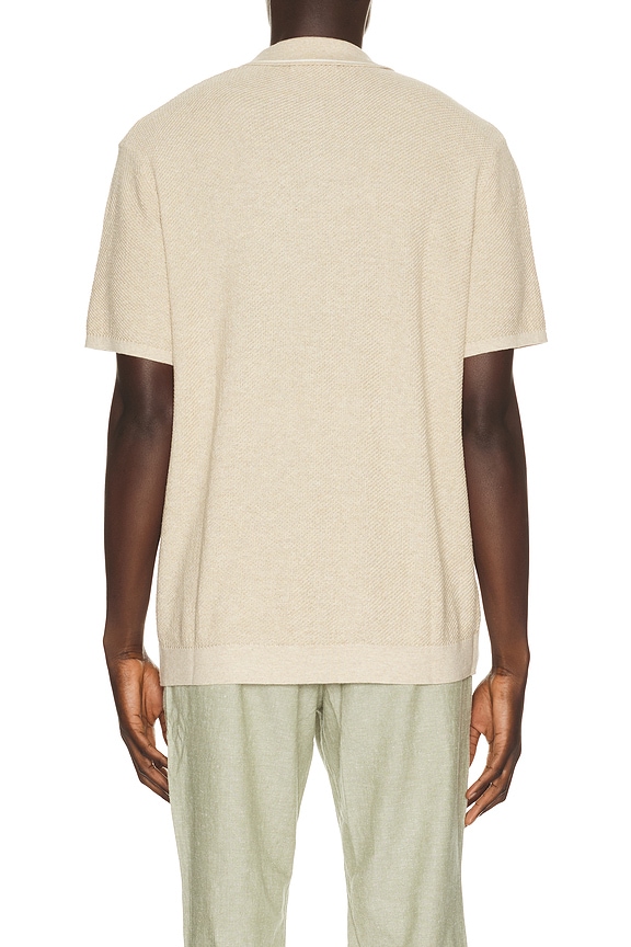 view 2 of 4 Greyson Knitted Polo in Taupe
