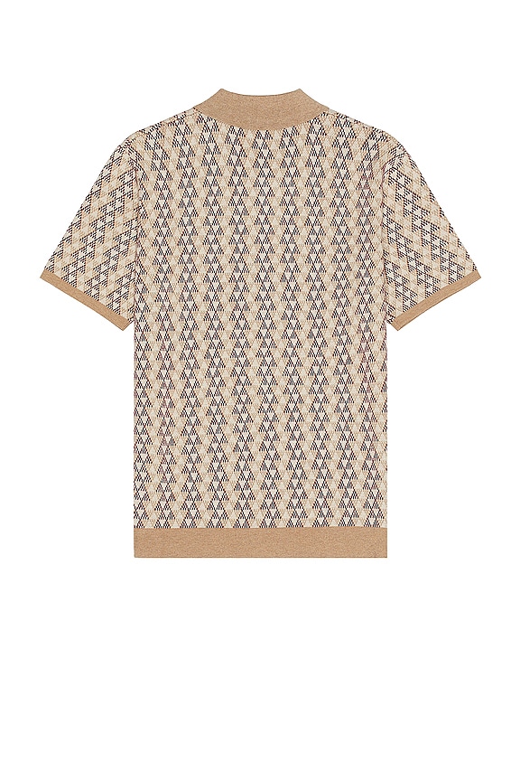 view 2 of 4 Bryson Zip Polo in Warm Geo