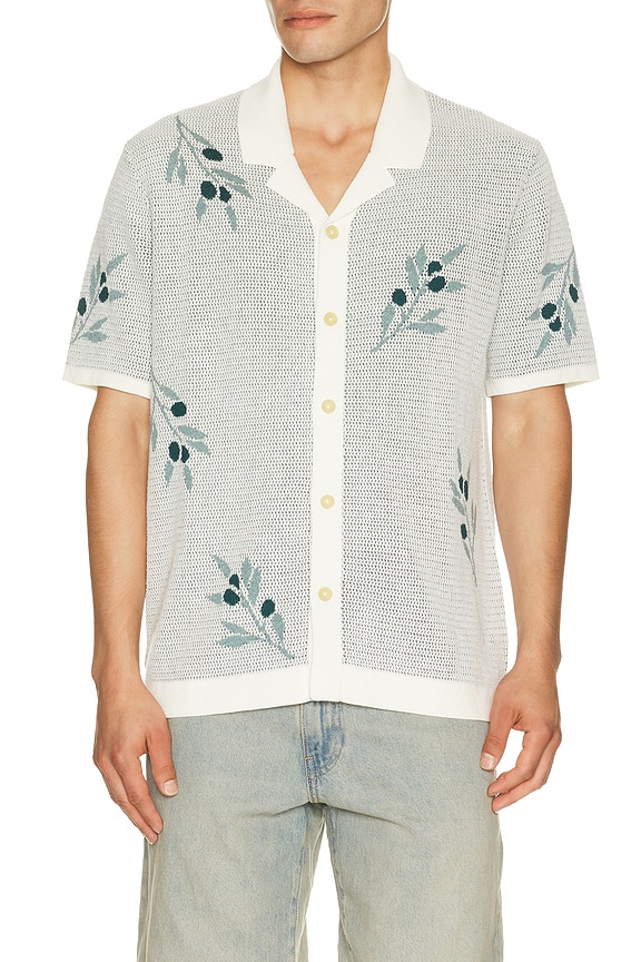 view 1 of 5 CHEMISE OLIVO in White Olive Motif