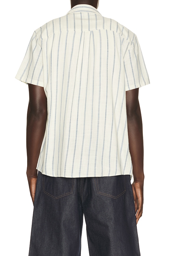 view 2 of 5 CHEMISE NA in Natural & Navy Stripe
