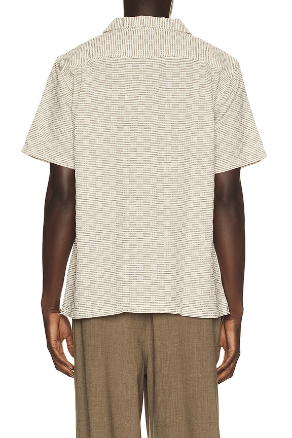 view 2 of 5 CHEMISE DOBBY  in Natural & Brown Check