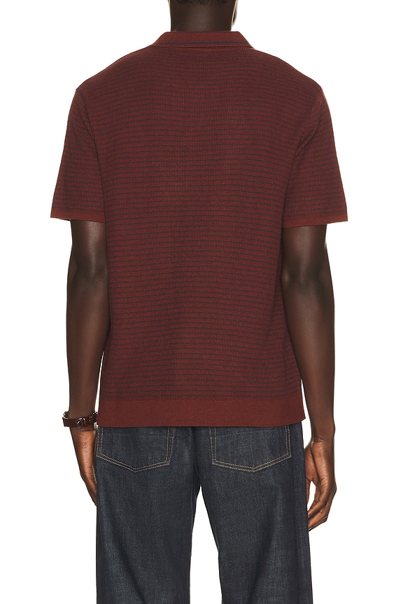 view 2 of 5 JERSEY LIAM  in Red & Navy Stripe