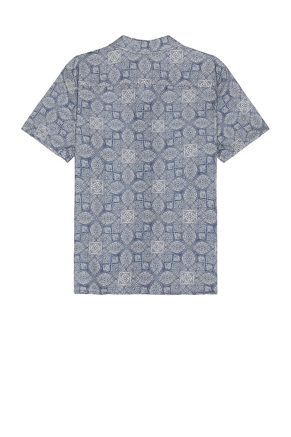 view 2 of 3 Resort Shirt in Blue Tile