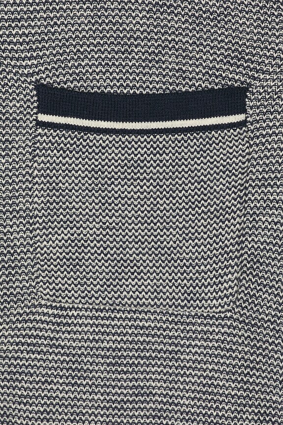 view 3 of 4 WYATT セーターボタンダウン in Navy & Pearl