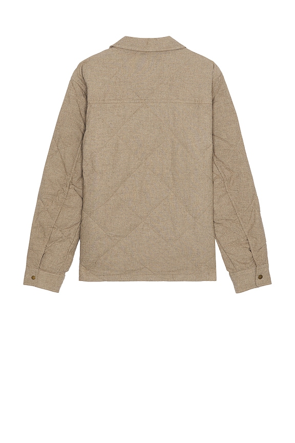 view 2 of 3 Olin Quilted Overshirt in Taupe